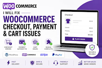fix woocommerce checkout errors payment gateway bugs and cart issues