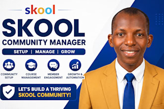 skool setup, skool community management, online course
