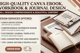 do canva ebook design, canva ebook, ebook design, canva workbook workbook design
