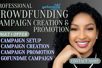 promote gofundme fundraising crowdfunding  campaign for charity, nonprofit
