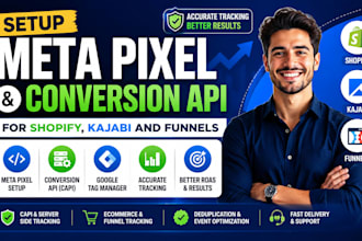 setup meta pixel and conversion API for shopify, kajabi and funnel