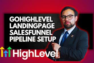 create gohighlevel landingpage gohighlevel sales funnel crm pipeline automation