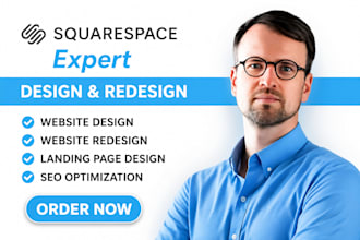 design redesign squarespace website squarespace landing page design business web