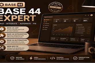 base 44 app, base 44 integration, base 44 automation, web app fix
