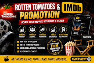 market and promote your film on imdb and rotten tomatoes platforms
