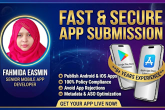 publish android and ios app to google play store and apple app store