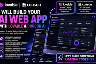 build your full stack web app using lovable and cursor ai