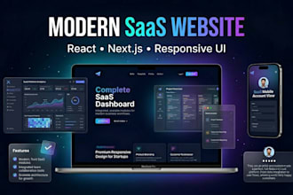 design and develop a scalable saas website