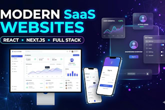 design and develop a scalable saas website