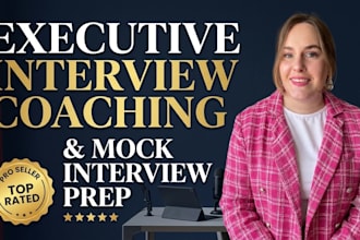 provide executive interview coaching and mock interview preparation