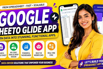build glide app from google sheets no code mobile app glide automation