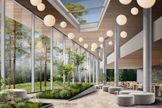 create atmospheric architectural and interior visualizations