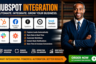 hubspot with facebook leadstypeform unbounce leadfeeder slack zapier integration