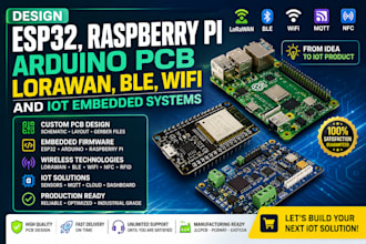 design esp32 raspberry pi arduino pcb lorawan ble wifi and iot embedded systems