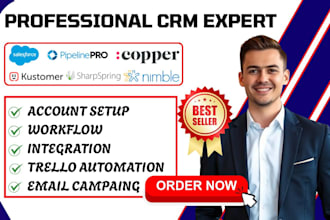 integrate piplinepro sharpspring kustomer automate salesforce copper crm nimble