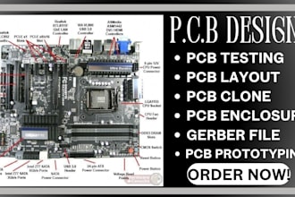do 2 layer 4 layer professional pcb design pcb clone pcb prototyping dfm support