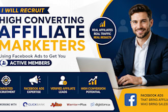 recruit high converting affiliate marketers using facebook ads
