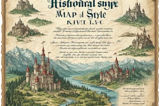 design professional historical style maps for your project