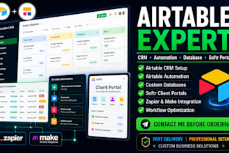 setup airtable automation airtable crm airtable database airtable softr