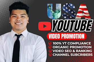 do organic USA youtube video promotion USA channel promotion to active users