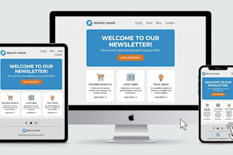 design responsive emails in klaviyo or mailchimp