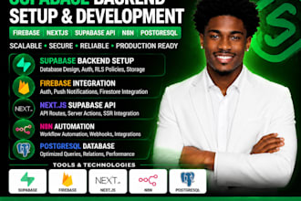 do supabase storage setup firebase nextjs supabase api backend n8n postgresql