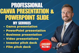 do canva presentation powerpoint  design pitchdesk canva template  powerpoint