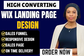 do wix landing page carrd landing page design sales page design