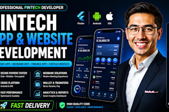 develop fintech app payment app neobank app finance app fintech website