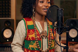 record female vocals for reggae afrobeat and dancehall