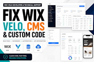 fix wix automation wix cms wix velo code wix developer filters, wix custom code