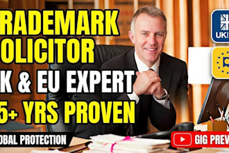 do UK and eu trademark search, registration, and trademark filing