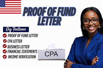 provide notarized proof of funds documentation for funding and bank style letter