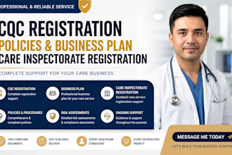 do cqc registration policies, business plans and care inspectorate compliance