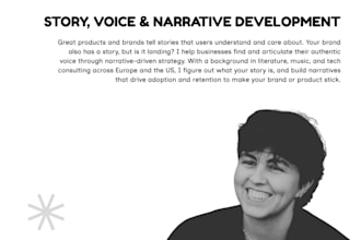 craft an authentic story and voice for your brand or company
