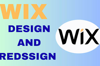 build wix website, redesign wix website design, wix ecommerce website