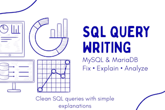 write, fix, and explain sql queries for mysql or mariadb