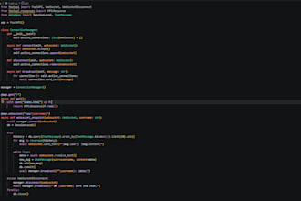 do python programming backend development and fastapi scripting