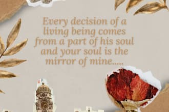 design a personalized PDF notebook with original poetry