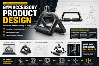design ready to manufacture gym accessories and home fitness equipment