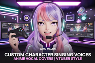 create custom character singing voices and vocal covers in any style