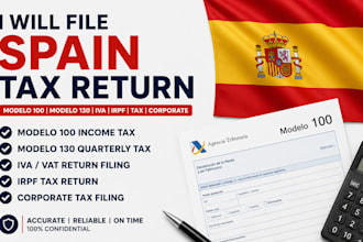 file spain tax return modelo 100 modelo 130 iva irpf tax corporate