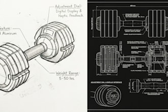 create modern fitness product design for gym equipment and accessories