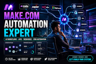 build make com automation workflows and integrations