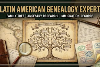 do latin american genealogy research and family tree investigation