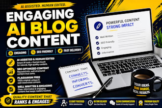 write engaging ai blog content