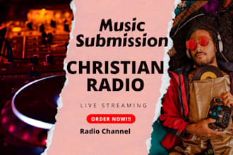 send your christian new releases to over 5,000 christain radio stations