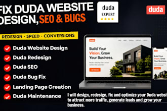 do professional duda website design build duda website redesign website