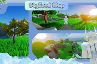 create a stylized map for roblox