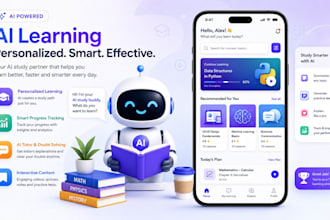 develop e learning app, educational app, kid learning app, lms, ai language app